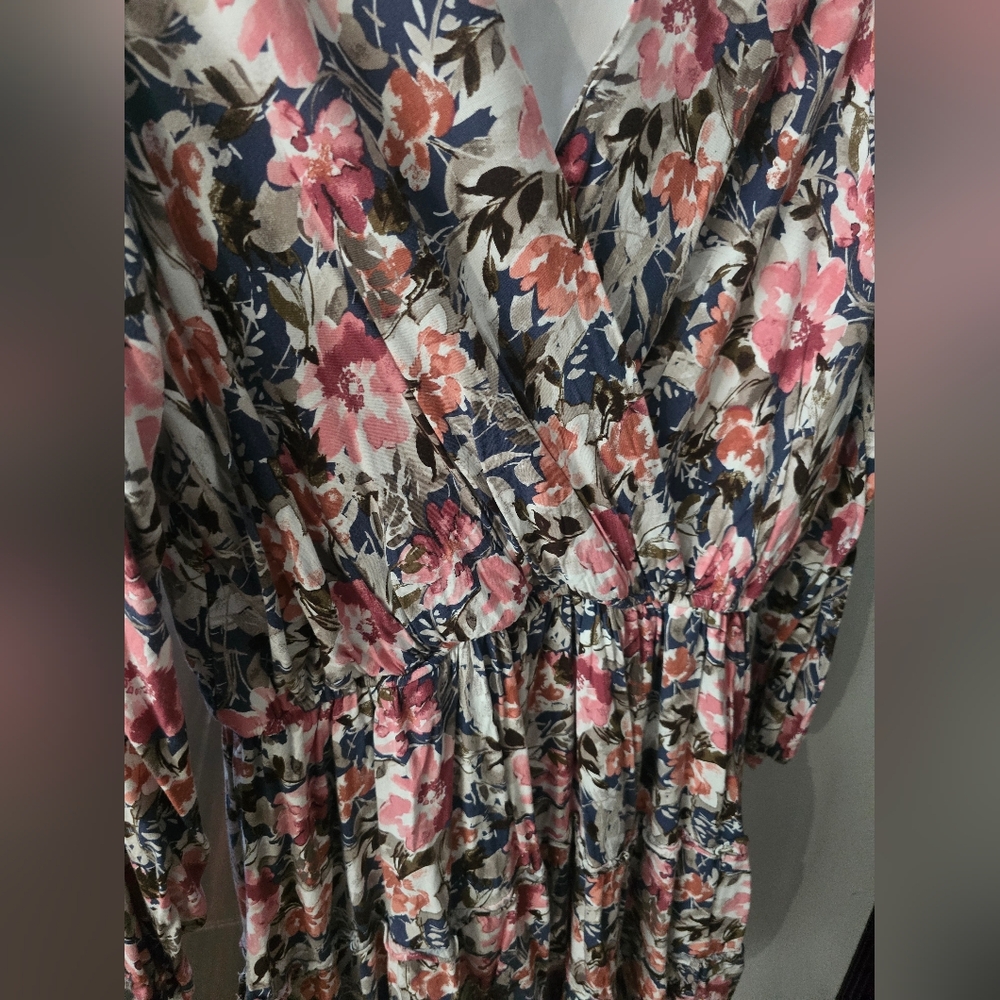 CHIC SOUL, 1X, ANDREE BY UNIT Floral Patterned Dress - Picture 8 of 12